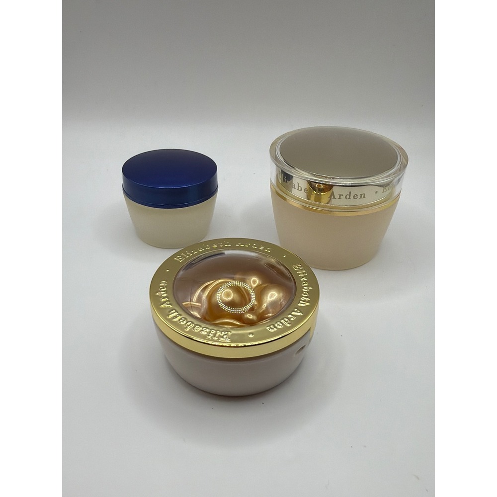 Elizabeth Arden Ceramide Gold Capsules & Plump Perfect‎ Day Night Cream Set 3pc
